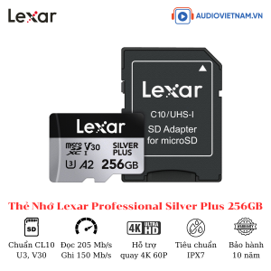 Thẻ Nhớ MicroSD Lexar Professional Silver Plus 256GB