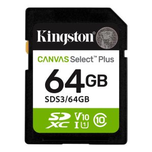Thẻ nhớ Kingston SD Canvas Select Plus 64GB – SDS3/64GB