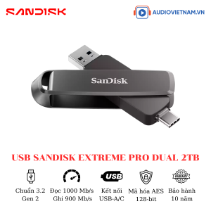 USB Sandisk Extreme Pro Dual Drive 2TB