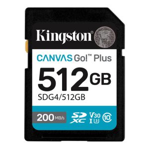 Thẻ nhớ Kingston SD Canvas Go Plus 512GB – SDG4/512GB